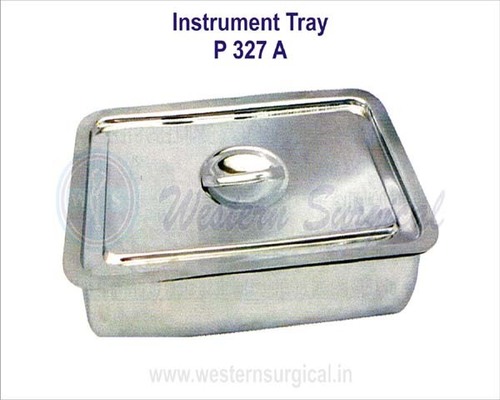 Instrument tray (with flat cover By WESTERN SURGICAL