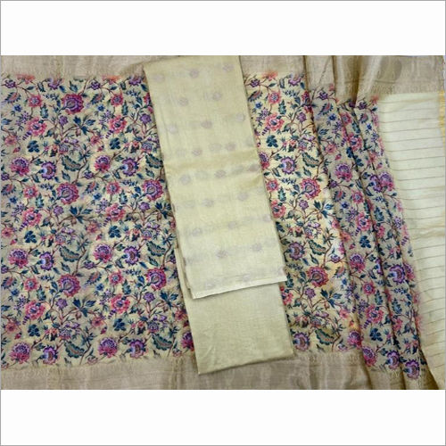 Pure Chanderi Silk Bottom Fabric