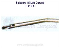 Scissors 15* Left Curved