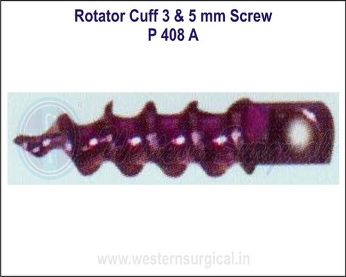 Rotator Cuff 5 mm Screw By WESTERN SURGICAL