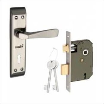 7 Inch Grey Iron Mortise Door Lock Set Screen Netting Material: Stainless Steel