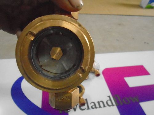 Brass Oil Flow Indicator