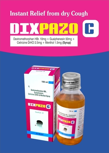 Dextromethorpan+ Cetrizine  + Guaiphensin + Menthol
