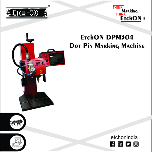 Pneumatic Dot Pin Marking Machine DPM304 Standalone cum Portable