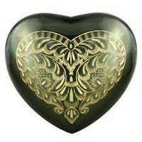Avalon Series Bronze Heart Cremation Urn