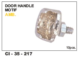 Door Handle Motif AMB - Durable Alloy, 4 Wheeler Compatibility | Warranty Included, Elegant Design for Enhanced Aesthetics