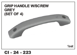 Grip Handle w/screw Grey(Set of 4) AMB