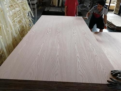 Red Oak Veneer Laminate Furniture Block Boards