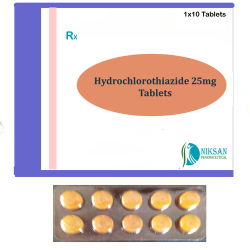 Hydrochlorothiazide 25Mg Tablets General Medicines