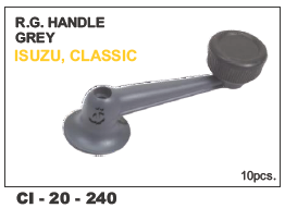 Rg Handle Grey AMB - Durable Grey Finish | 4-Wheeler Compatibility, Includes Warranty