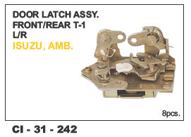 Door Latch Front /Rear T-1 Amb, L/r Vehicle Type: 4 Wheeler