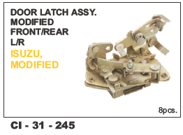 Door Latch Assembly - Modified Design for Front/Rear ISUZU Vehicles | 4-Wheeler Compatibility, Warranty Included