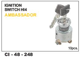 IGNITION SWITCH HI4-AMB (cidis) - Vehicle Type: 4 Wheeler | Warranty Coverage Included, Designed for Optimal Performance and Reliability