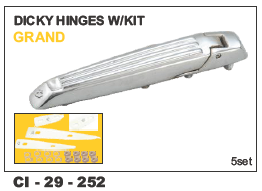 Dicky Hinges W/Kit Grand L/R Vehicle Type: 4 Wheeler