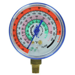 Imperial 422-CB Low Pressure Gauge (-30 TO 500PSI)