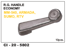 Rg Handle ECONOMY MM -540, SUMO, RTV, ARMADA - Durable Build for 4-Wheeler Vehicles | Comes with Warranty for Enhanced Reliability