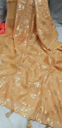 Silk Linen Pastel Shaded Sarees