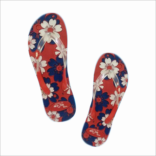 Multicolor Girls Floral Printed Slippers
