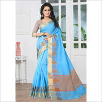Printed Banarasi Silk Casual Saree