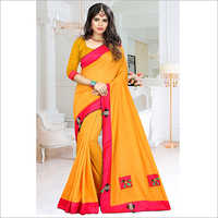 Vichitra Silk Fancy Border Buta Saree