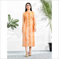 Digital Print With Resham Work Kurti