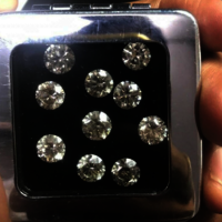 Cvd Diamond 2.60mm GHI VVS VS Round Brilliant Cut Lab Grown HPHT Loose Stones TCW 1