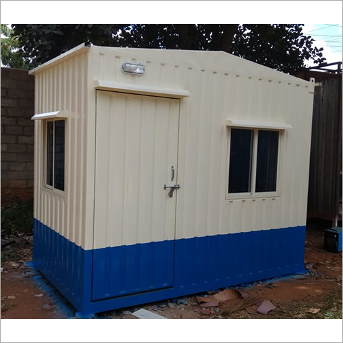 Portable Security Cabin Roof Material: Ms Sheet