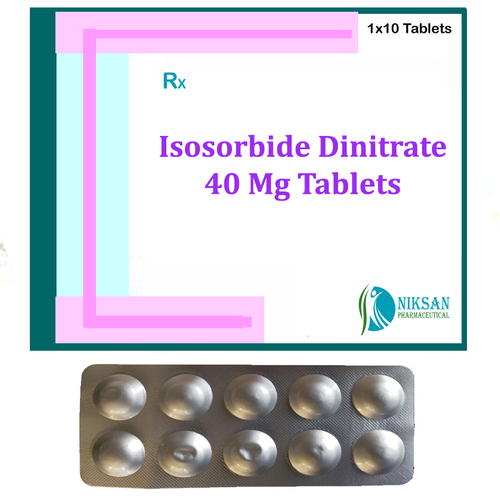 Isosorbide Dinitrate 40 Mg Tablets