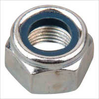 Hex Nylock Nut - Mild Steel, Diameter 14 Mm, Thickness 10-15 Mm | Durable, Hex Head, Galvanized Surface, Unbreakable Locking System