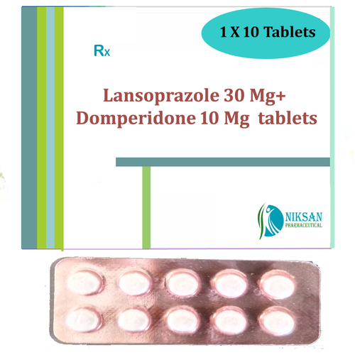 Lansoprazole 30 Mg Domperidone 10 Mg Tablets General Medicines