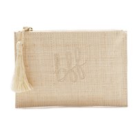 handmade raffia straw clutch bag ladies handbag
