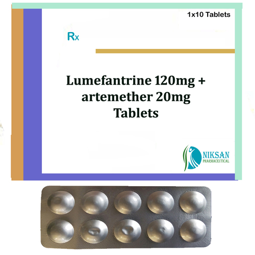 Lumefantrine 120Mg Artemether 20Mg Tablets