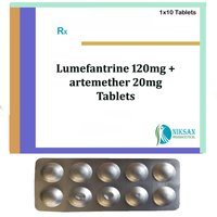Lumefantrine 120mg Artemether 20mg Tablets General Medicines