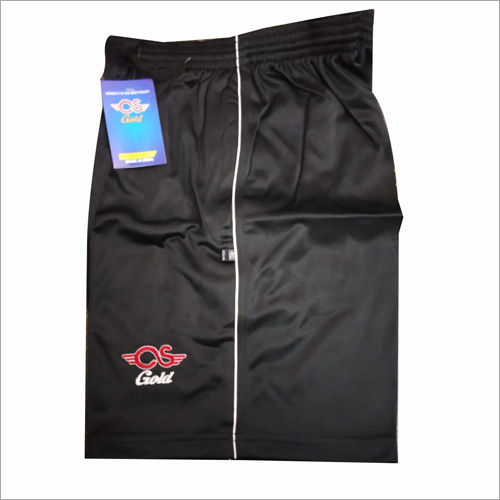 Black Mens Polyester Shorts