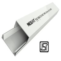 Pressfit Pvc Casing Capping Trunking - Pvc Plastic, 25x16 Mm, White | Shock-proof, Easy To Install, Corrosion Free, Custom Lengths Available