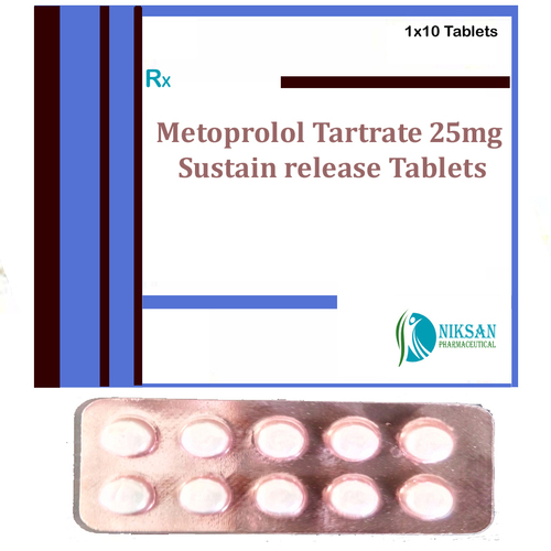 Metoprolol Tartrate 25Mg Sustain Release Tablets