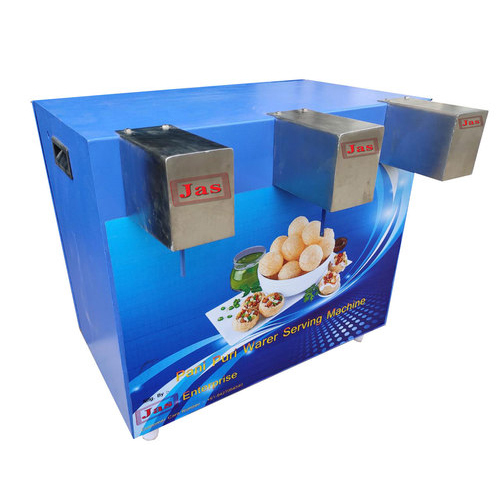 Blue Pani Puri Serving Machine