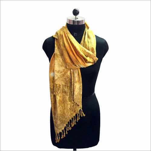 Pashmina Wool Ladies Printed Satin Stole