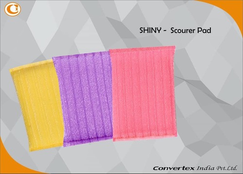 Cleaning Pad - Woven Thread, 82.5X125 MM , Multi-Colored Foam Scrubber for Non-Stick Cookware, Long-Lasting and Absorbent, Easy to Clean