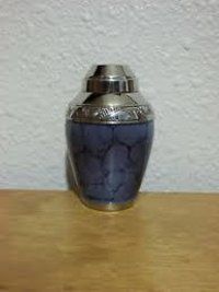 Dynasty Silver Gold Brass Metal Token Cremation Urn