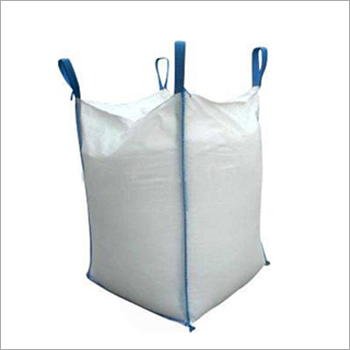 White + Blue Pp Jumbo Woven Bag