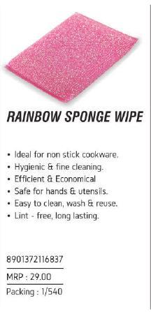 Rainbow Sponge Wipe