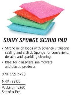 Shiny Sponge Scrub Pad