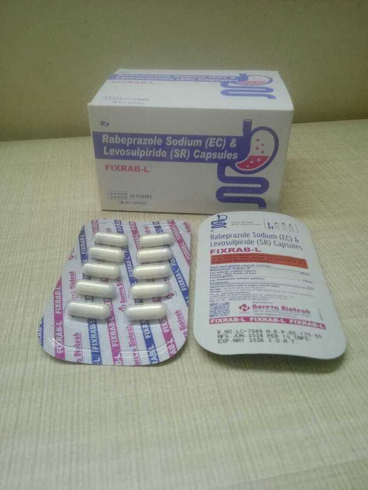 Rabeprazole Sodium And Levosulpiride Capsule - Physical Form: Tablets