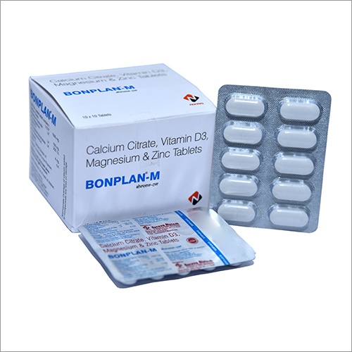 Calcium Citrate Vitamin D3 Magnesium And Zinc Tablet Recommended For: All