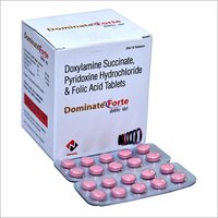 Doxylamine Succinate Pyridoxine Hydrochloride And Folic Acid Tablet