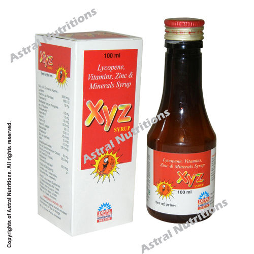 100ml XYZ Multivitamins Syrup