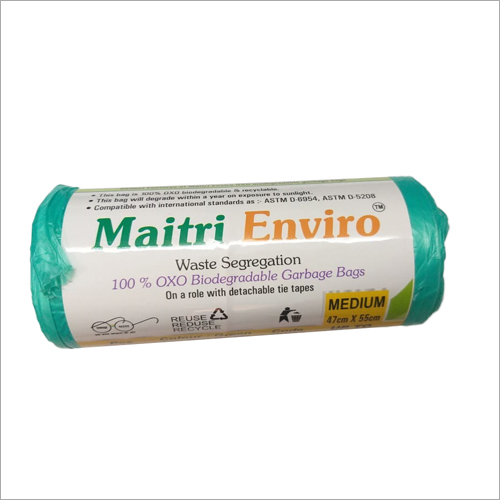 Biodegradable Garbage Bag - 19x22 Inch , Easy To Use Plastic Material