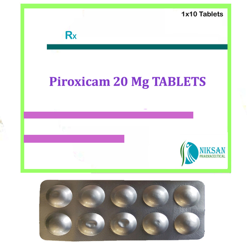 Piroxicam 20 Mg Tablets