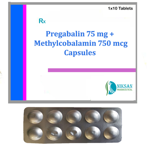 Pregabalin 75 Mg Methylcobalamin 750 Mcg Tablets